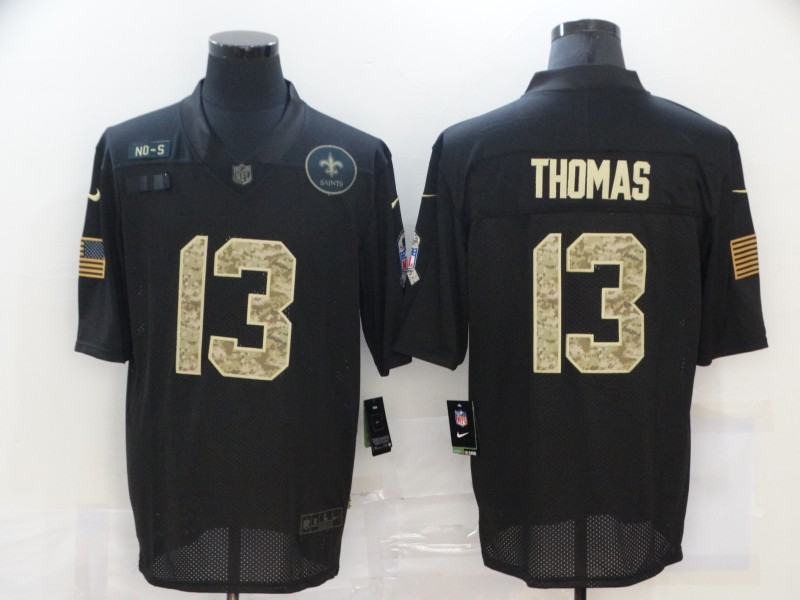 Men's New Orleans Saints #13 Michael Thomas Black Jersey